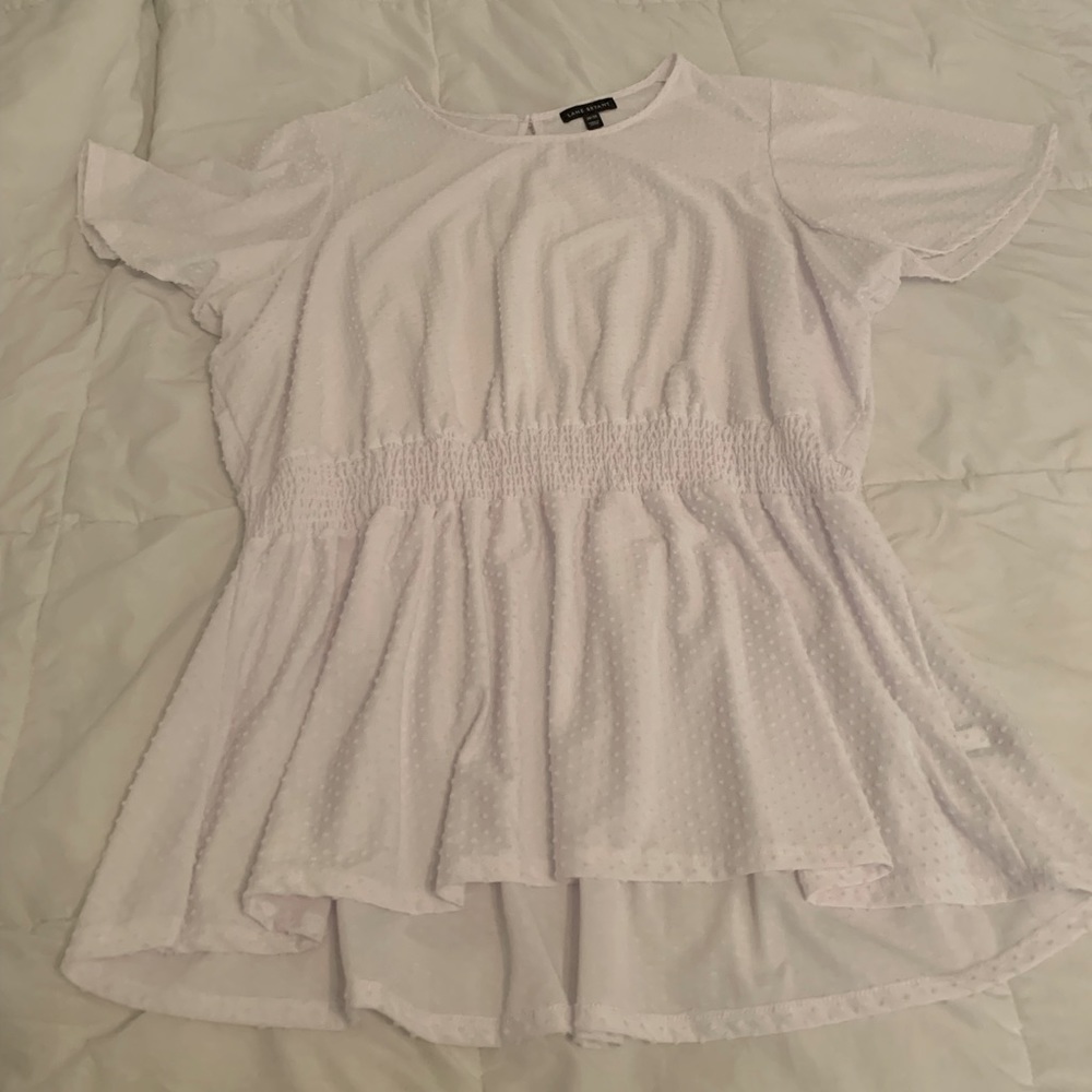 Lane Bryant, white, business casual, 26/28